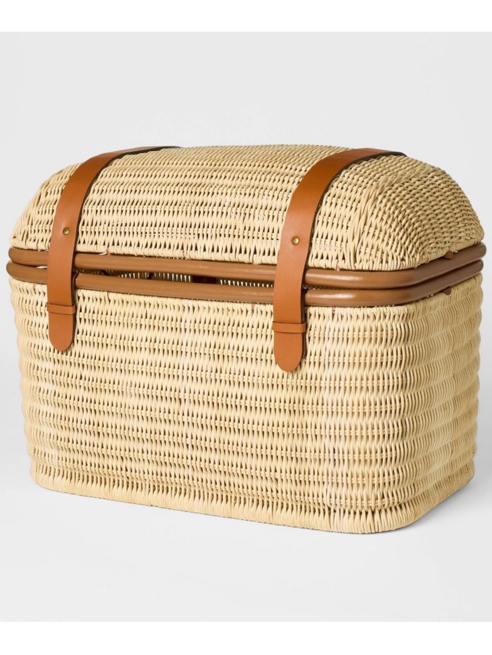 New! 21" Woven Rattan Storage Trunk Brown
- Threshold™ designed w/ Studio McGee